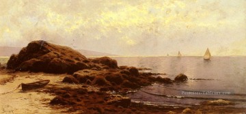 Marée basse île Baileys Maine plage Alfred Thompson Bricher Peinture à l'huile